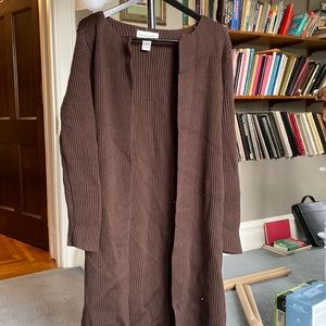 Brown Bloomingdale’s 100% Wool Cardigan